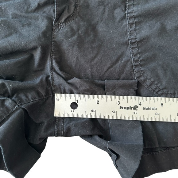 a.n.a. black twill chino shorts flat front size 12/31 4" inseam - Picture 10 of 10